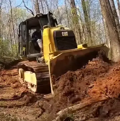 commercial-land-clearing-driveway-rough-in-gravel-cat-d5-bulldozer